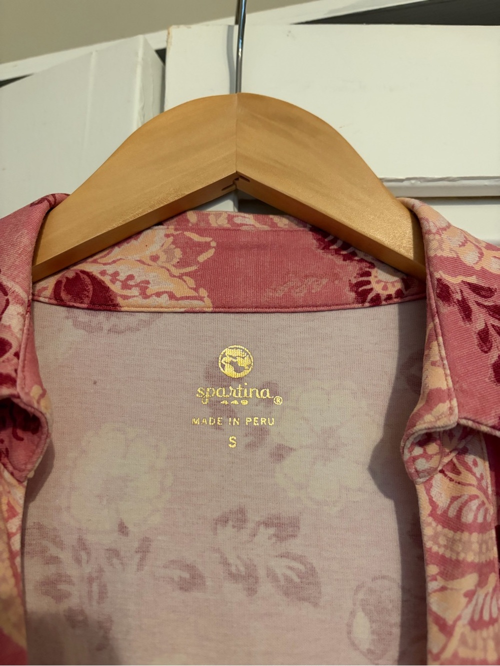 Spartina 449 Pink Cristina Wrap Dress - Picture 5 of 6